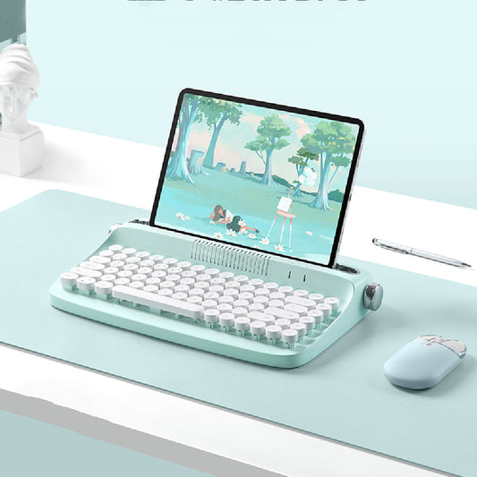 Retro Ipad Bluetooth Tastatur Maus Set  für Büro - Homeoffice